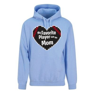 My Favorite Player Calls Me Mom Baseball Lover Sport Outdoor Great Gift Unisex Surf Hoodie