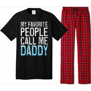 My Favorite People Call Me Daddy Fathers Day Pajama Set