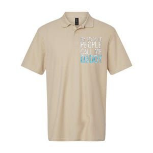 My Favorite People Call Me Daddy Fathers Day Softstyle Adult Sport Polo