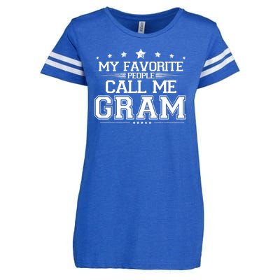 My Favorite People Call Me Gram Enza Ladies Jersey Football T-Shirt