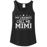 My Favorite People Call Me Mimi Ladies Essential Tank