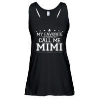 My Favorite People Call Me Mimi Ladies Essential Flowy Tank