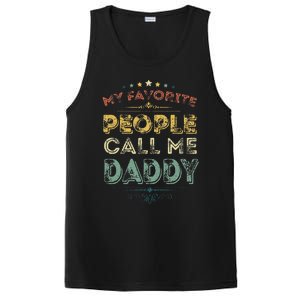 My Favorite People Call Me Daddy Funny Fathers Day PosiCharge Competitor Tank