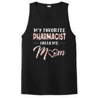 My Favorite Pharmacist Calls Me Mom Floral Design PosiCharge Competitor Tank