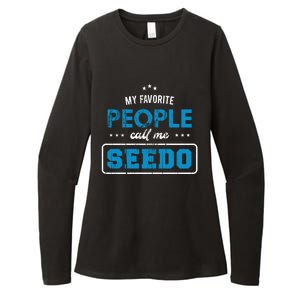 My Favorite People Call Me Seedo Palestinian Grandpa Gift Womens CVC Long Sleeve Shirt