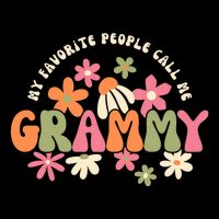 My Favorite People Call Me Grammy Groovy Gift For Grandma Sustainable Bucket Hat