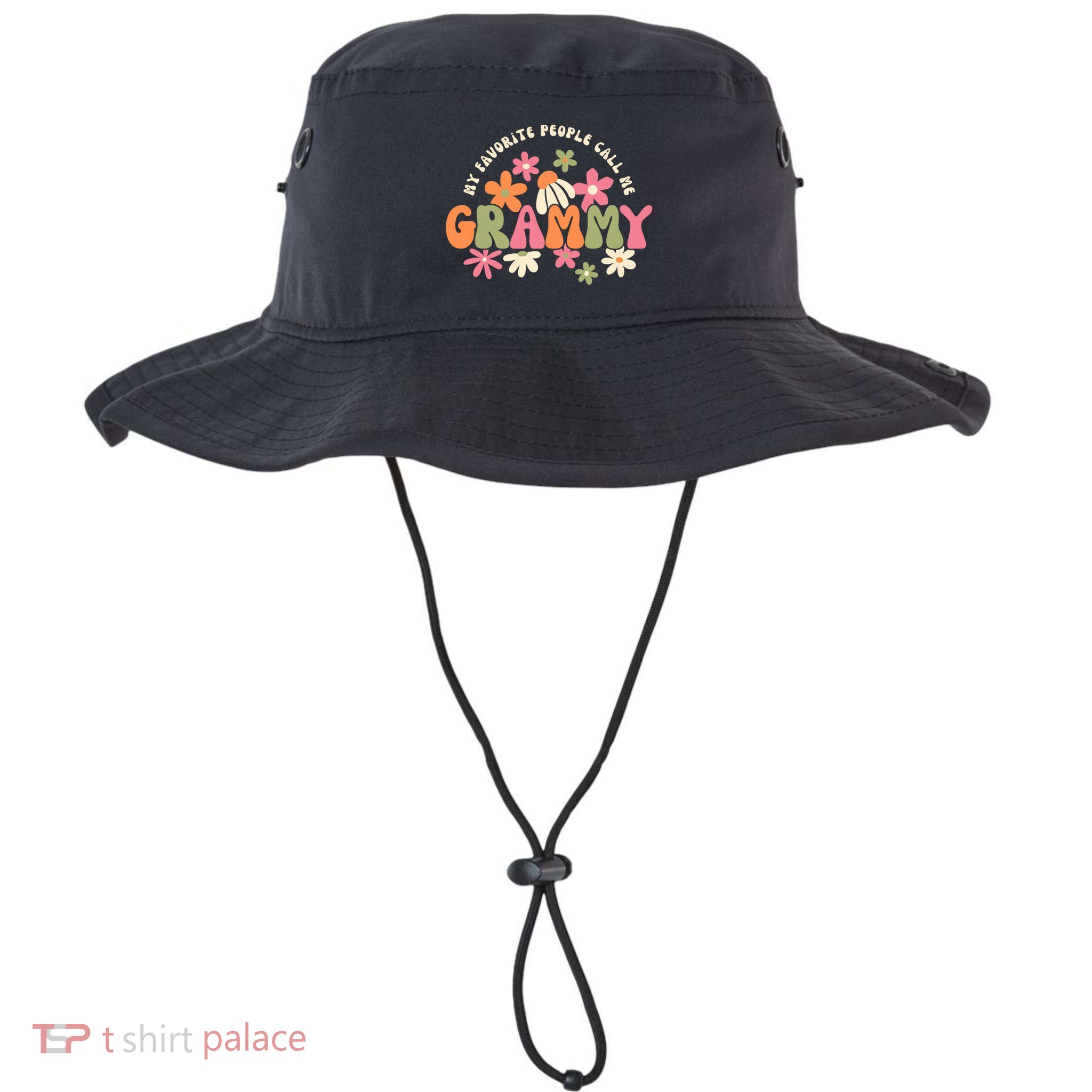 My Favorite People Call Me Grammy Groovy Gift For Grandma Bucket Hat