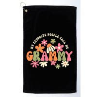 My Favorite People Call Me Grammy Groovy Gift For Grandma Golf Towel
