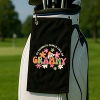 My Favorite People Call Me Grammy Groovy Gift For Grandma Golf Towel