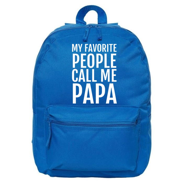 My Favorite People Call Me Papa Cute Gift 16 in Basic Backpack