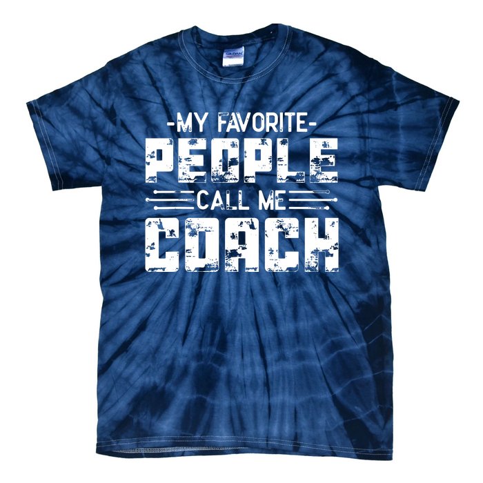 My Favorite People Call Me Coach Tie-Dye T-Shirt