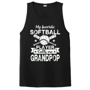 My Favorite Player Calls Me Grandpop Baseball Softball PosiCharge Competitor Tank