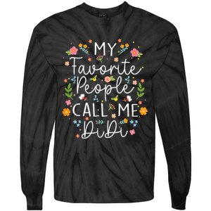 My Favorite People Call Me Didi Tie-Dye Long Sleeve Shirt