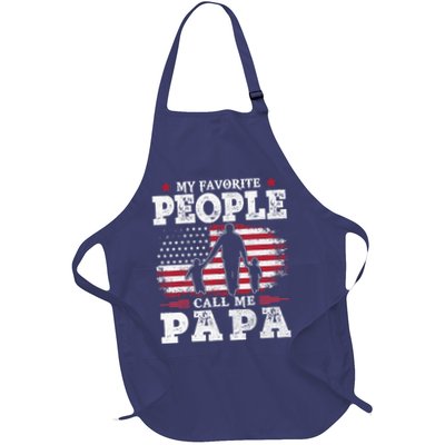 My Favorite People Call Me Papa Flag Gifts Dad Fathers Day Apron