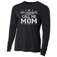 My Favorite People Call Me Mom Cooling Performance Long Sleeve Crew