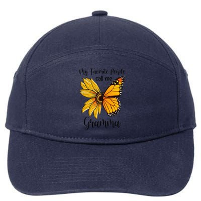 My Favorite People Call Me Gramma Mother's Day Gifts 7-Panel Snapback Hat