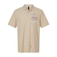 My Favorite People Call Me Gaga Funny Floral Mother's Day Softstyle Adult Sport Polo