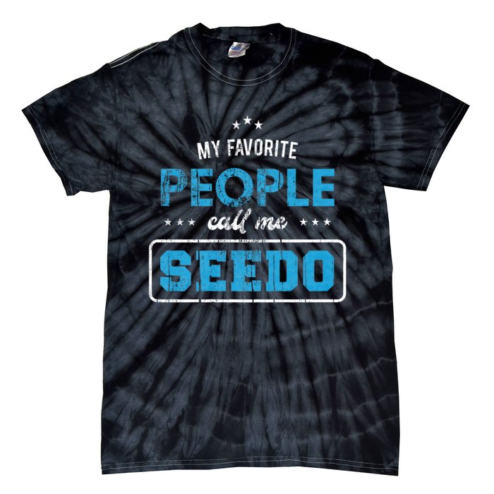 My Favorite People Call Me Seedo Palestinian Grandpa Tie-Dye T-Shirt