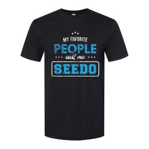 My Favorite People Call Me Seedo Palestinian Grandpa Softstyle CVC T-Shirt