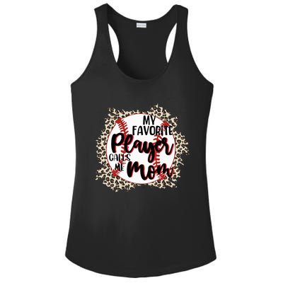 My Favorite Player Calls Me Mom Baseball Lover Gift Ladies PosiCharge Competitor Racerback Tank