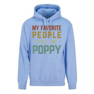 My Favorite People Call Me Poppy Gift Unisex Surf Hoodie