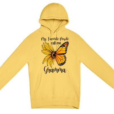 My Favorite People Call Me Gramma Mother's Day Gifts Premium Pullover Hoodie