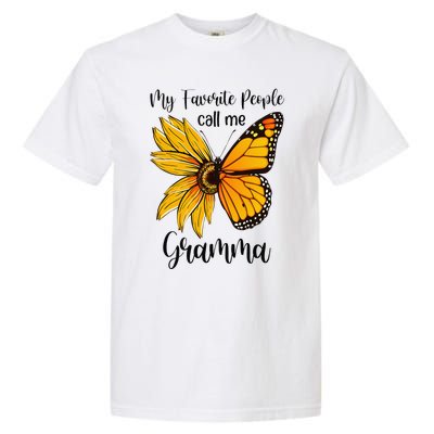 My Favorite People Call Me Gramma Mother's Day Gifts Garment-Dyed Heavyweight T-Shirt