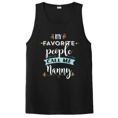 My Favorite People Call Me Nanny PosiCharge Competitor Tank