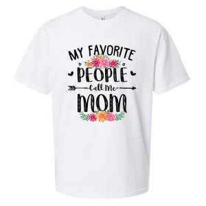 My Favorite People Call Me Mom Sueded Cloud Jersey T-Shirt