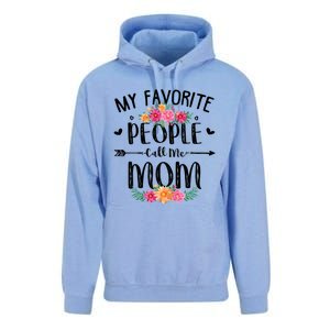 My Favorite People Call Me Mom Unisex Surf Hoodie