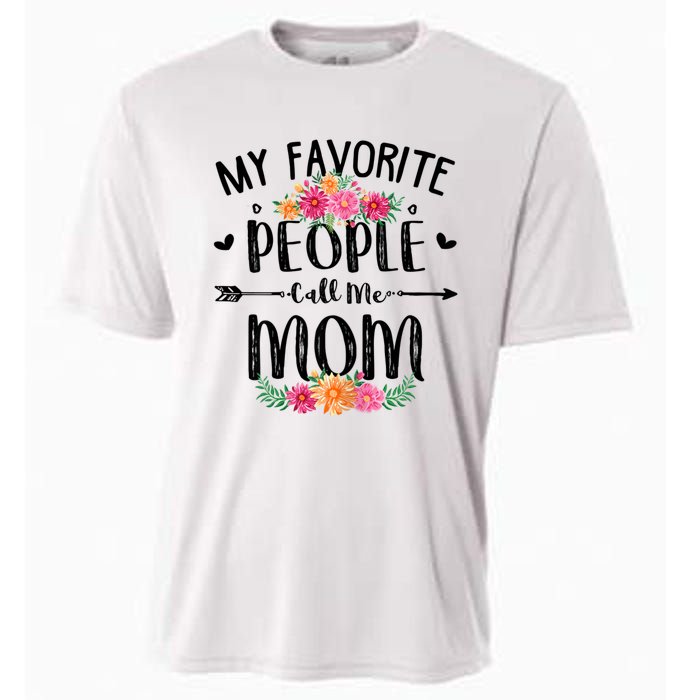 My Favorite People Call Me Mom Cooling Performance Crew T-Shirt