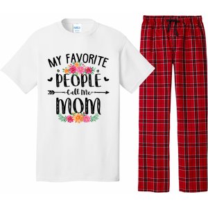 My Favorite People Call Me Mom Pajama Set