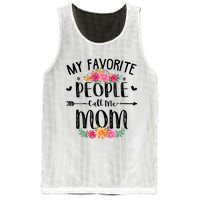 My Favorite People Call Me Mom Mesh Reversible Basketball Jersey Tank