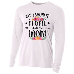 My Favorite People Call Me Mom Cooling Performance Long Sleeve Crew