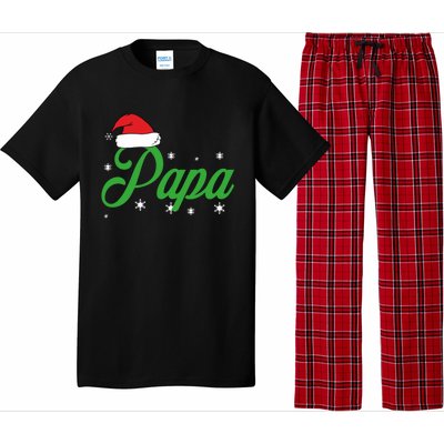 Matching Family Pajama Tops Papa Christmas Eve Tradition Cute Gift Pajama Set