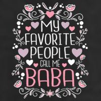 My Favorite People Call Me Baba Cool Comfort Performance Bucket Hat
