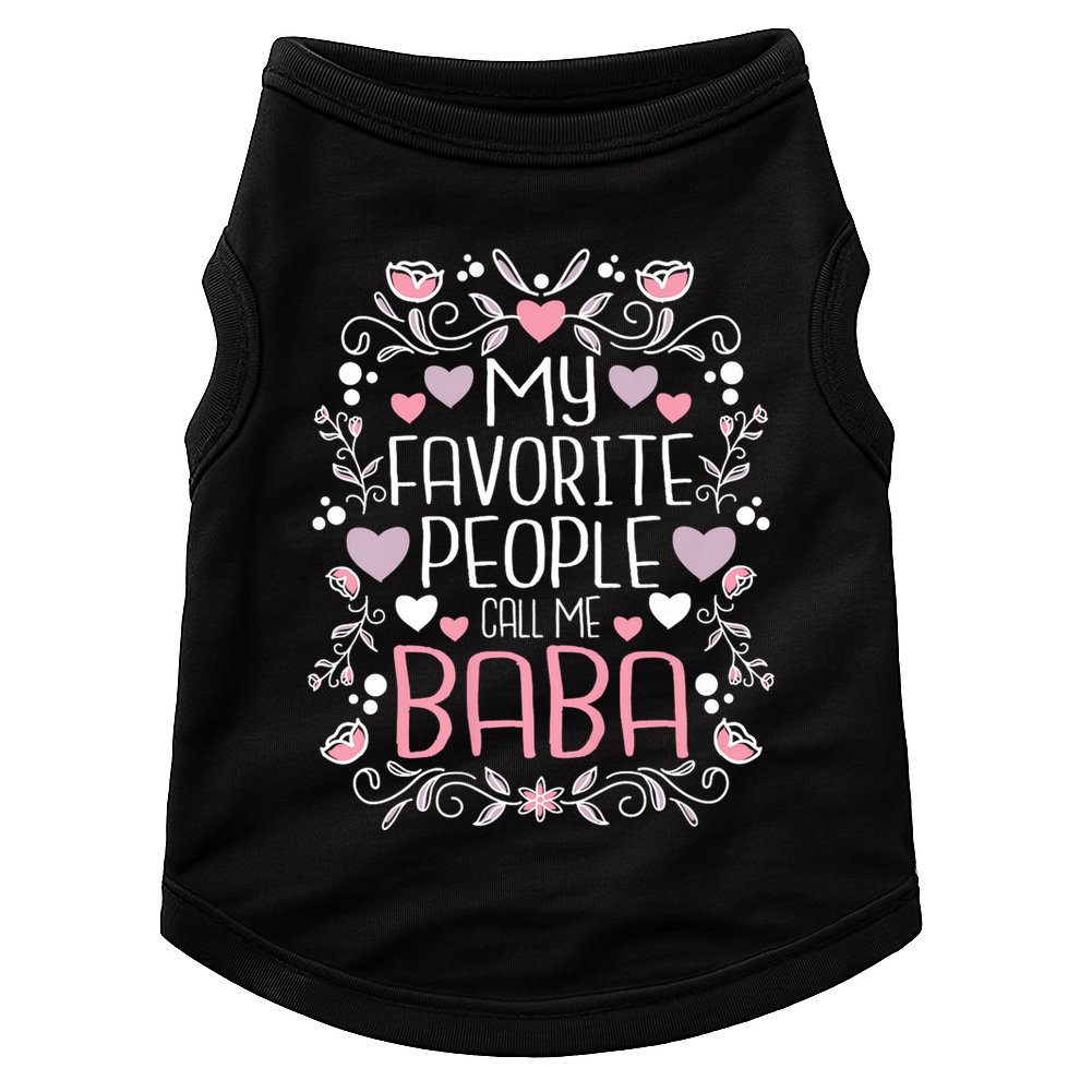 My Favorite People Call Me Baba Doggie Tank