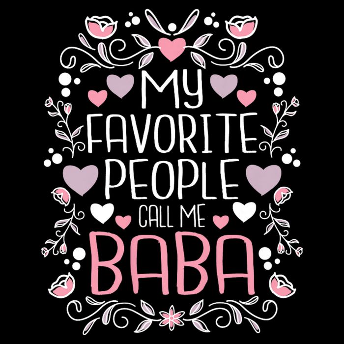 My Favorite People Call Me Baba Button