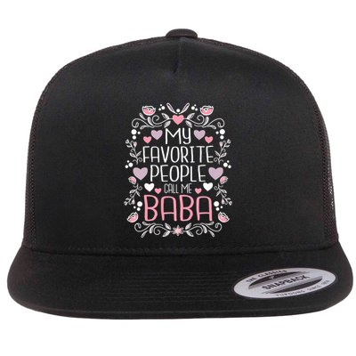 My Favorite People Call Me Baba Flatbill Hat