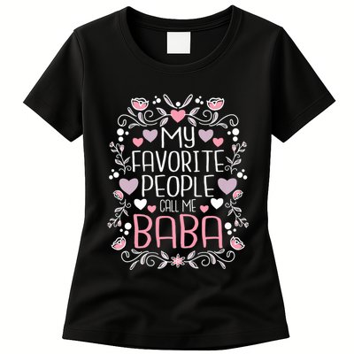 My Favorite People Call Me Baba Womens T-Shirt