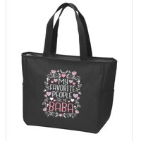 My Favorite People Call Me Baba Zip Tote Bag