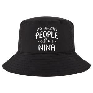 My Favorite People Call Me Nina Cool Comfort Performance Bucket Hat