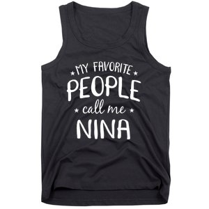 My Favorite People Call Me Nina Tank Top