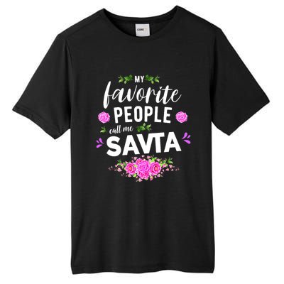 My Favorite People Call Me Savta Tall Fusion ChromaSoft Performance T-Shirt