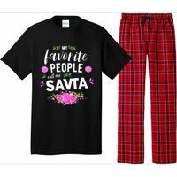 My Favorite People Call Me Savta Pajama Set