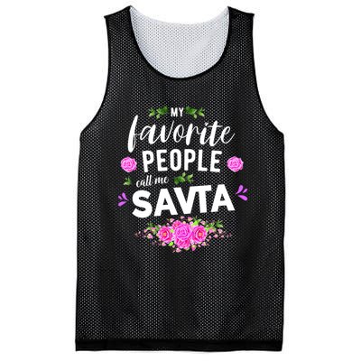 My Favorite People Call Me Savta Mesh Reversible Basketball Jersey Tank