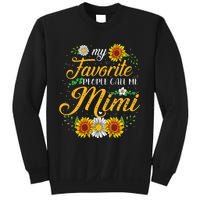 My Favorite People Call Me Mima Floral Mothers Day Sweatshirt