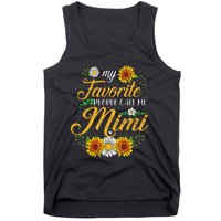 My Favorite People Call Me Mima Floral Mothers Day Tank Top