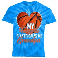 My Favorite Player Calls Me Grandpa Basketball Fathers Day Gift Kids Tie-Dye T-Shirt