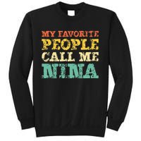 My Favorite People Call Me Nina Vintage Sweatshirt